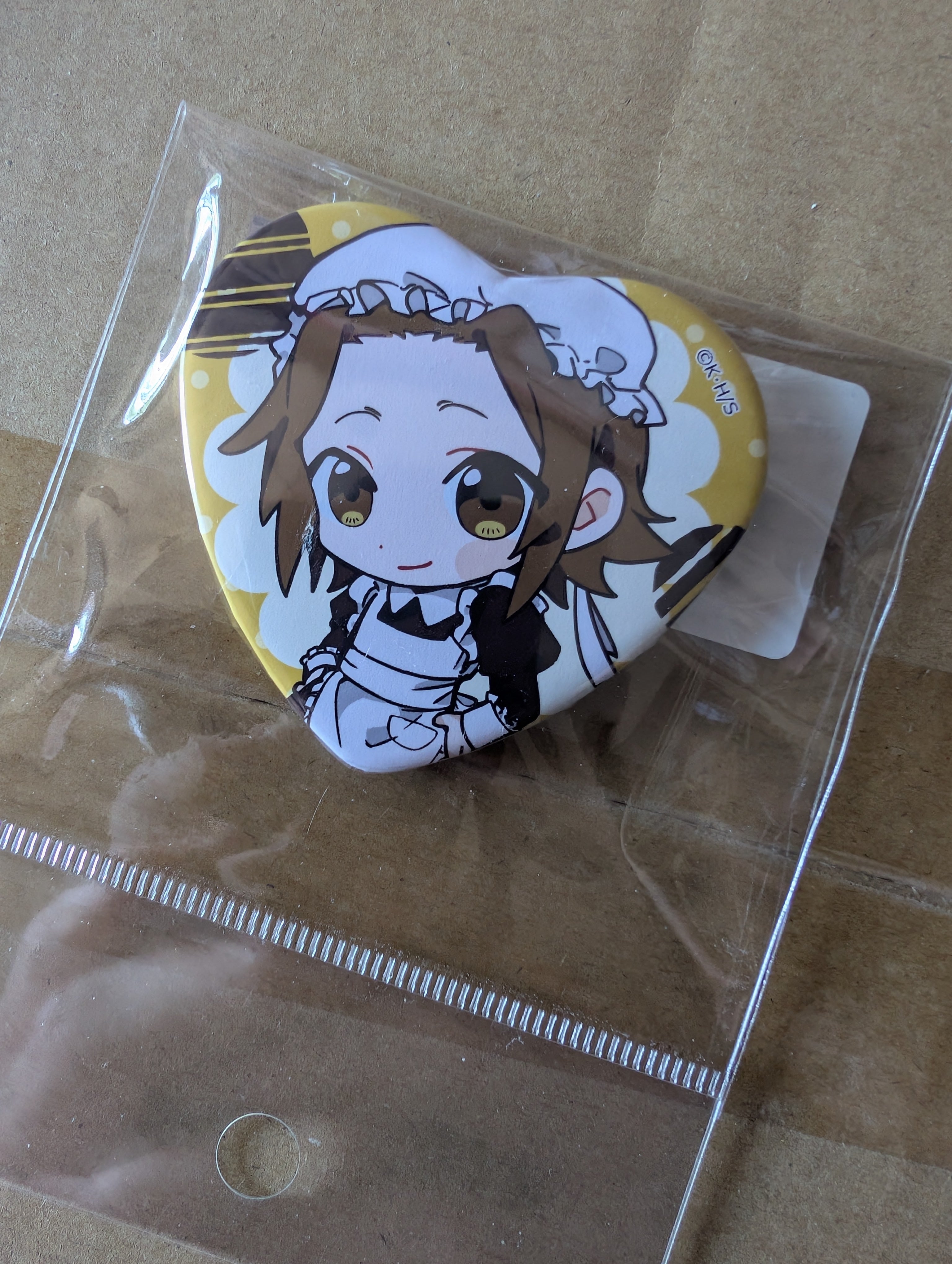 K-ON! - Ritsu Tainaka - Heart Maid Pin
