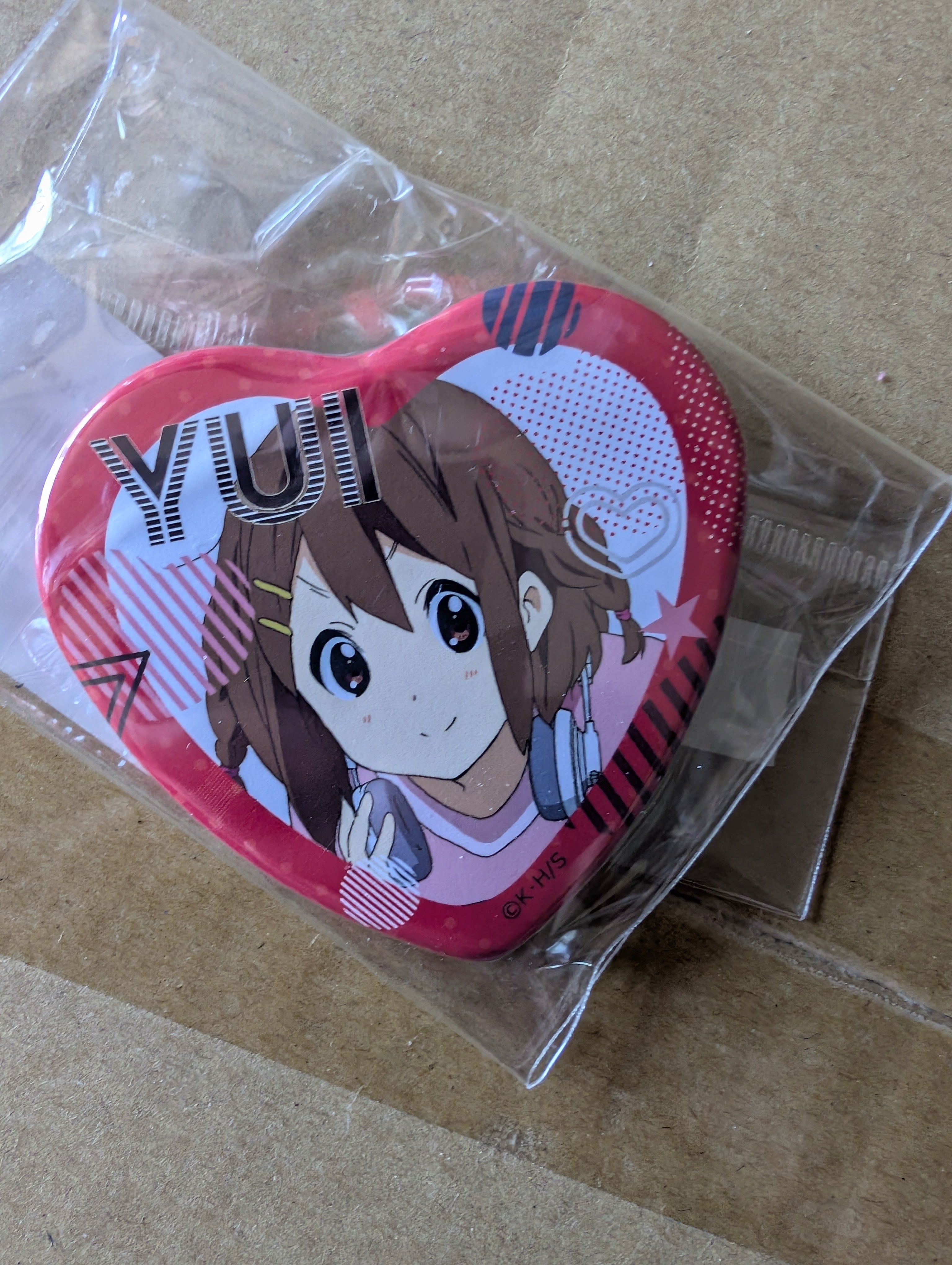 K-ON! - Hirasawa Yui - Heart Pin
