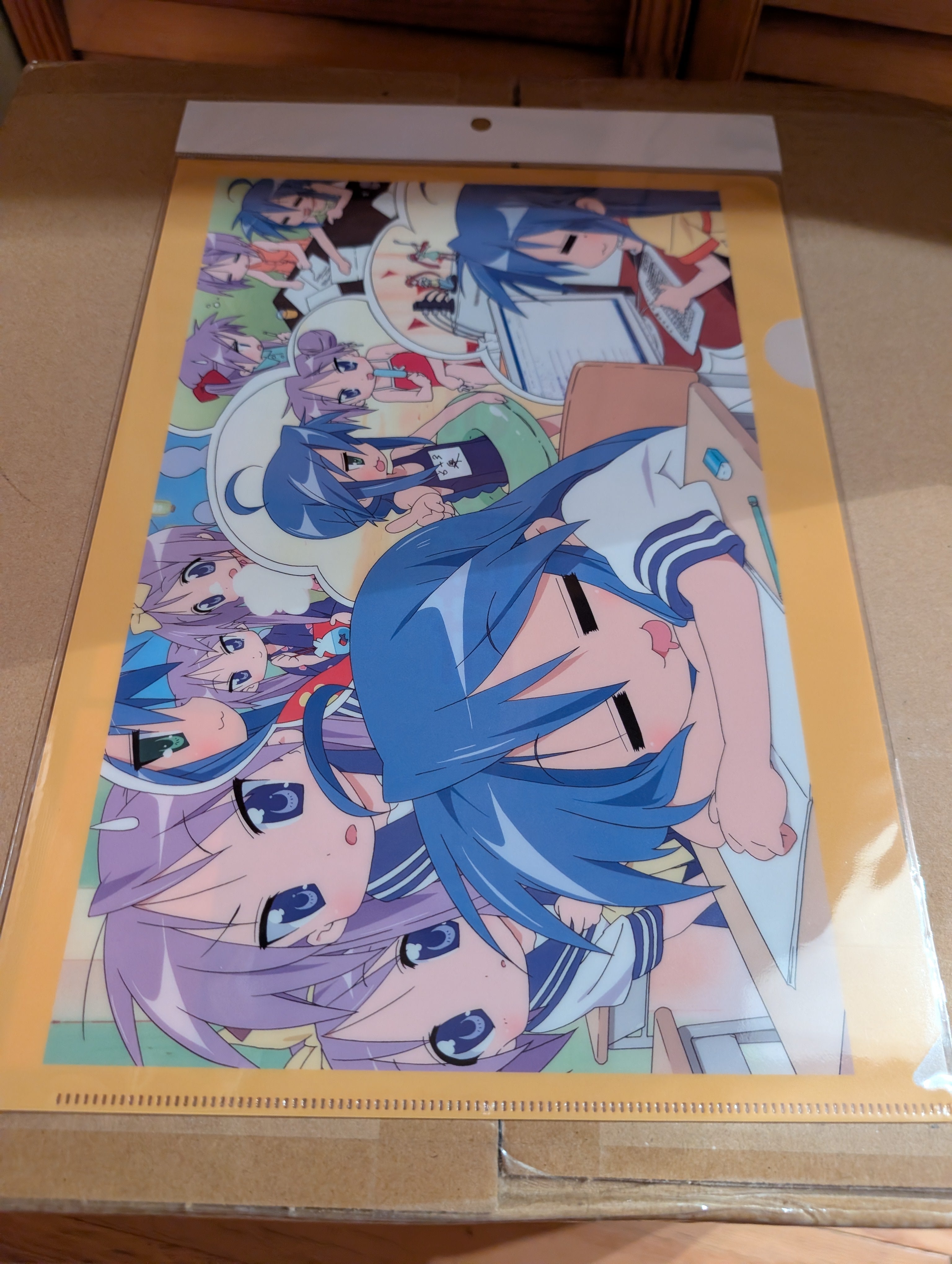 Lucky☆Star - Hiiragi Kagami - Hiiragi Tsukasa - Izumi Konata - Clear File - Kyoushitsu (M's, Matsumoto Shouji)